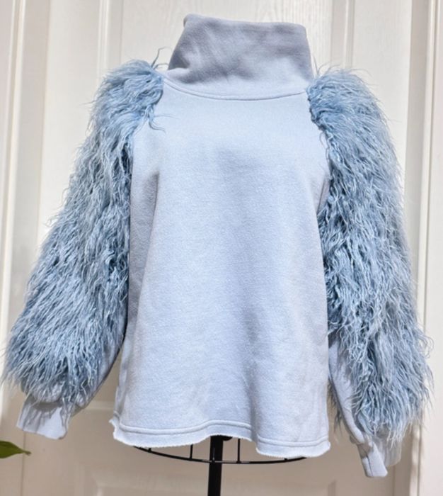 Bluza Hanorac United Colors of Benetton cu maneci bufante