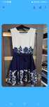 Vând rochie dama marimea 38/40 culoare alb cu blumarin