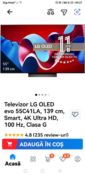 Vand oled lg c4 1la sigilat