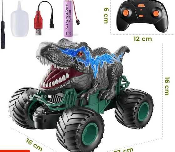 Jucarie baieti dinosaur cu roti