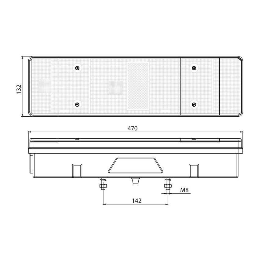 Lampa Stop Daf XF/CF/LF (1993-2005) Stânga + Dreapta Nou