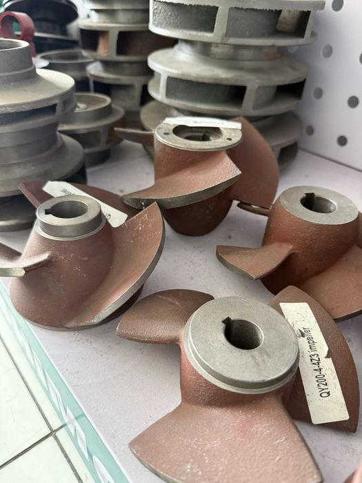 Shimge QY600-6,5-15 погружной насосга крилчатка крыльчатка корпус салн