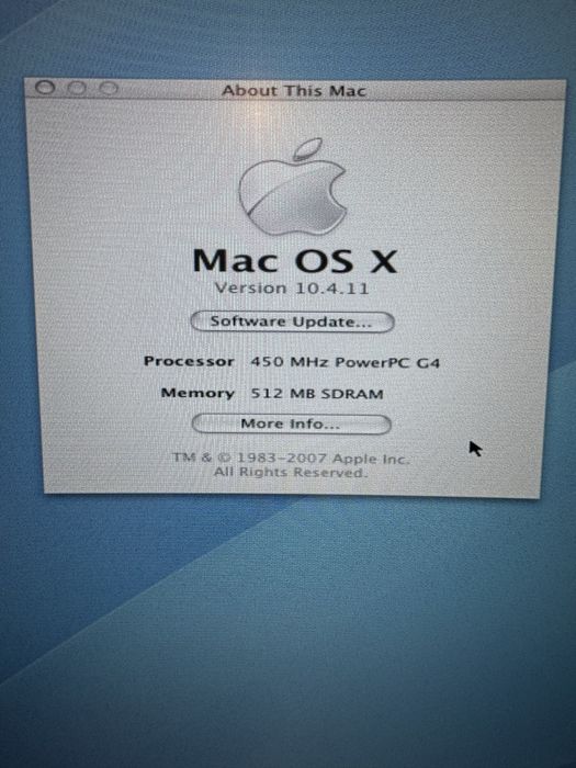 Power MAC G4 in stare perfecta