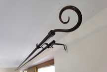 Galerie fier forjat perdea, accesorii 2x