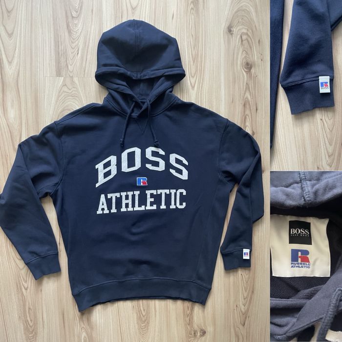 HUGO BOSS / RUSSELL ATHLETIC Hoodie/мъжки суичър L