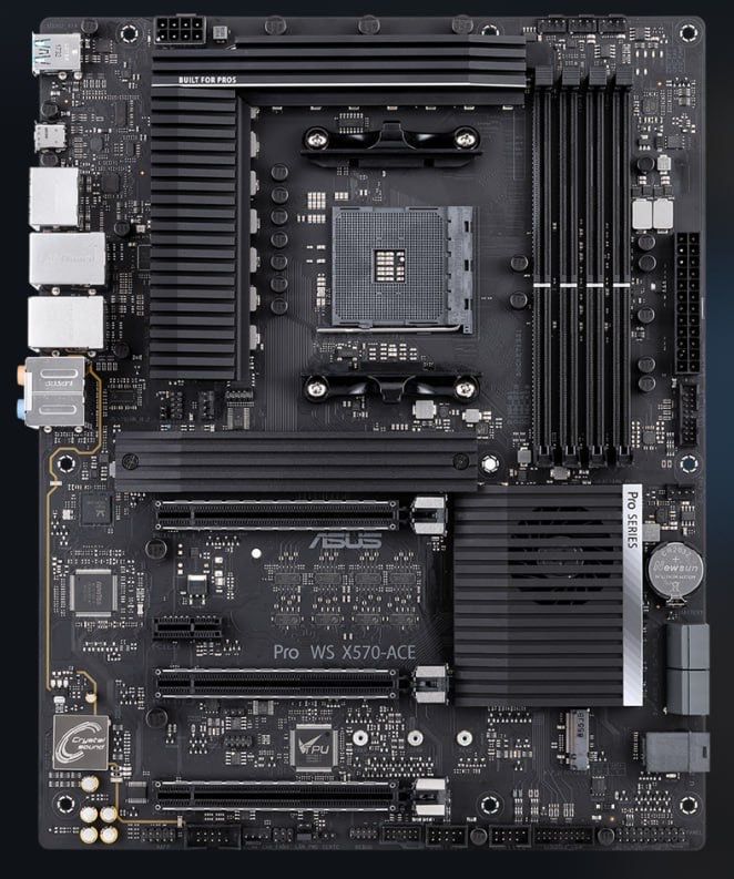 Материнская плата ASUS Pro WS X570-ACE