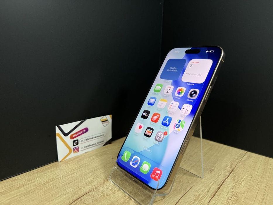 Iphone 16 Pro Max 256Gb Desert Titanium Second-Hand Ca nou 3 ani garan