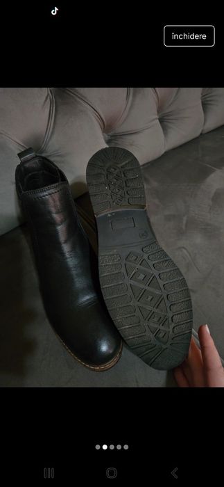 Botine din piele pentru femei