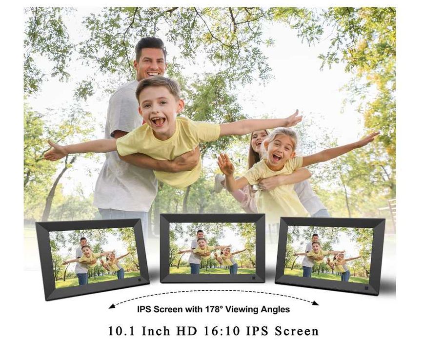 Rama foto digitala "10 ecran IPS cu Telecomanda