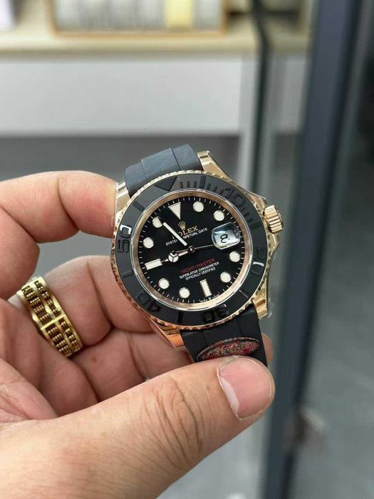 rolex yacht-master 40mm rose gold/rubber