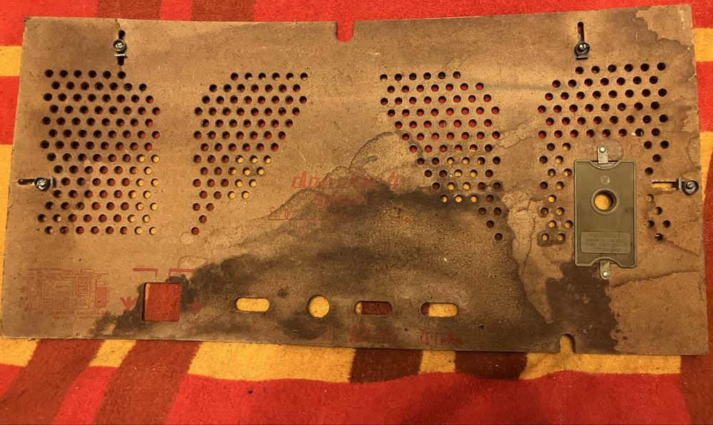 Capac spate radio vechi Darclee 4