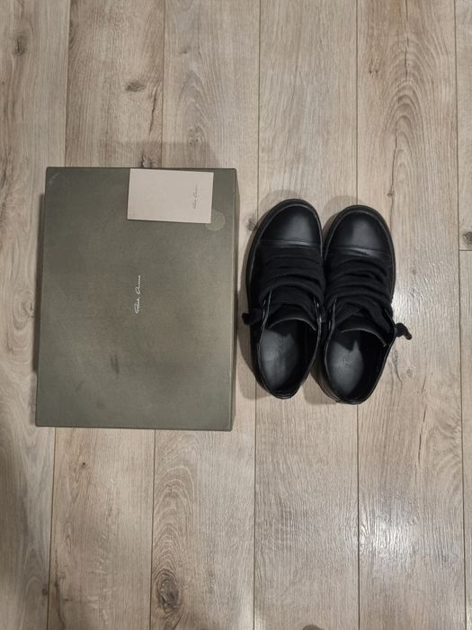 Rick Owens Ramones cu jumbo laces