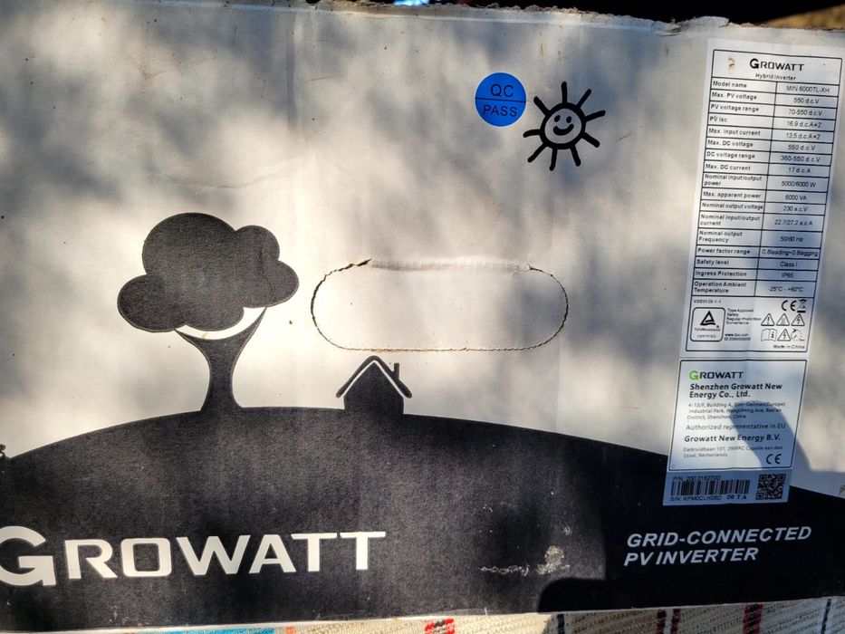 Inverter hibrid growatt 6000tl-xh