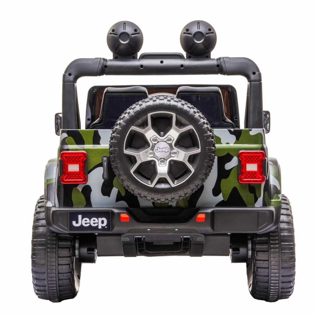 Masinuta electrica copii 2-8 ani Jeep Rubicon 180W 4x4, R.Moi Camuflaj
