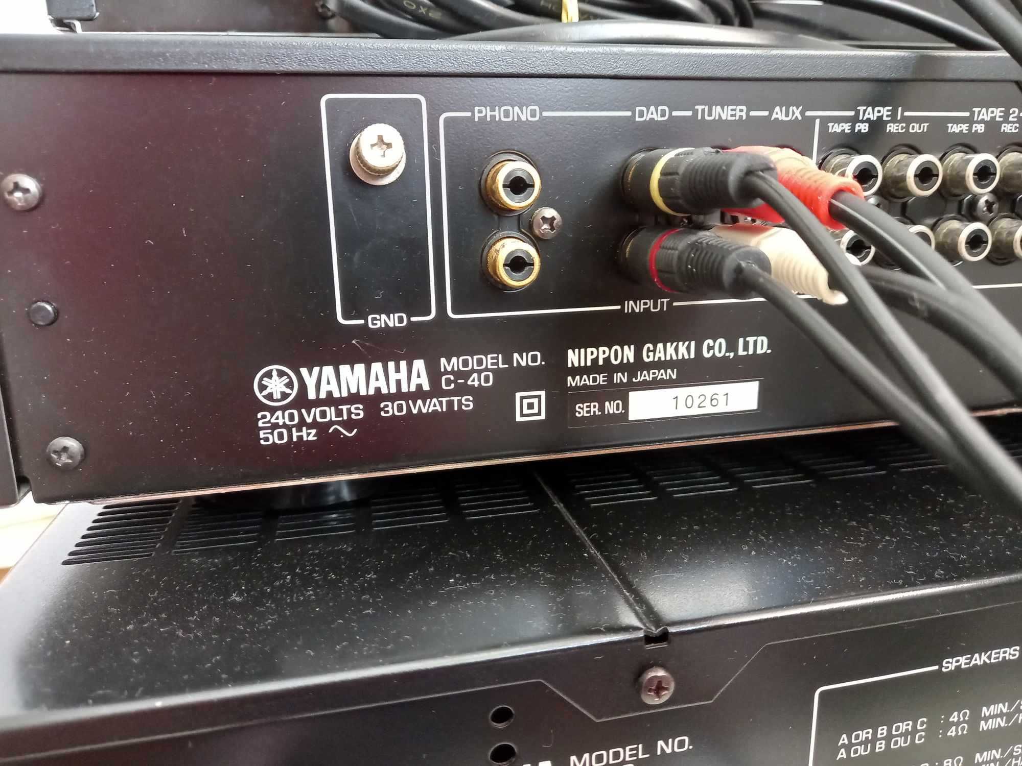 Усилвател и Предусилвател Yamaha Natural Saund  M-40 C-40