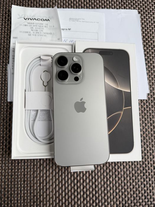 256!ЛИЗИНГ*70лв/м iPhone 16 pro*Natural Titanium айфон 16 про