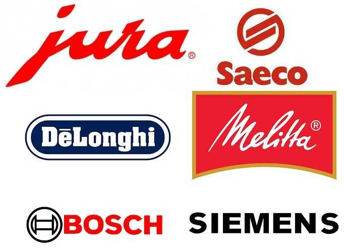 Jura Saeco Delonghi Miele Melita Severin Siemens Bosch