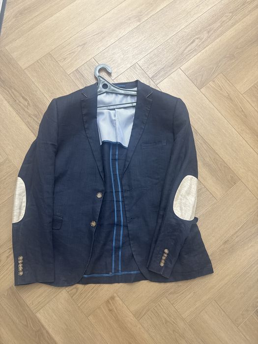 Мужской пиджак, италия, натуральный лён