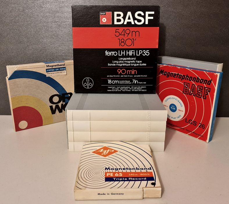 Benzi noi sigilate basf scotch orwo agfa