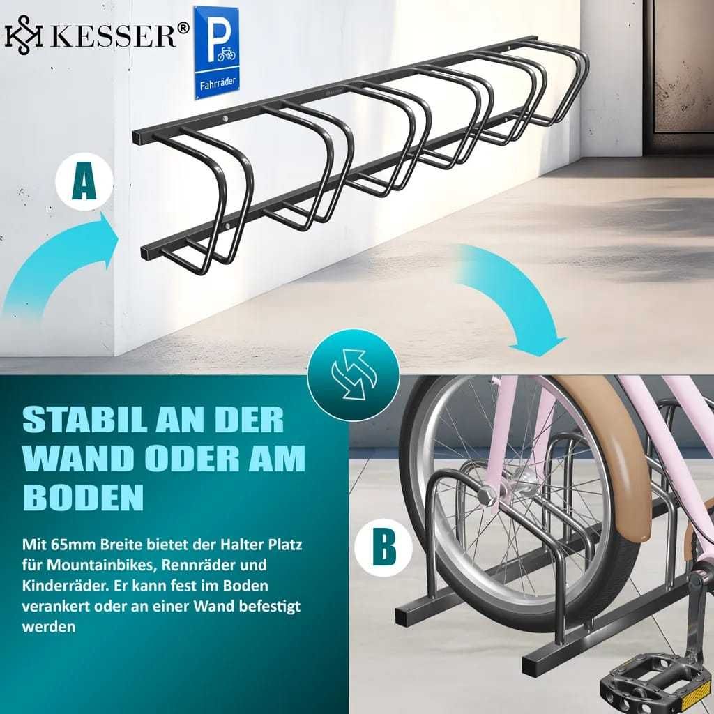 Suport biciclete pentru 2, 4 si 6 biciclete Practic și rezistent