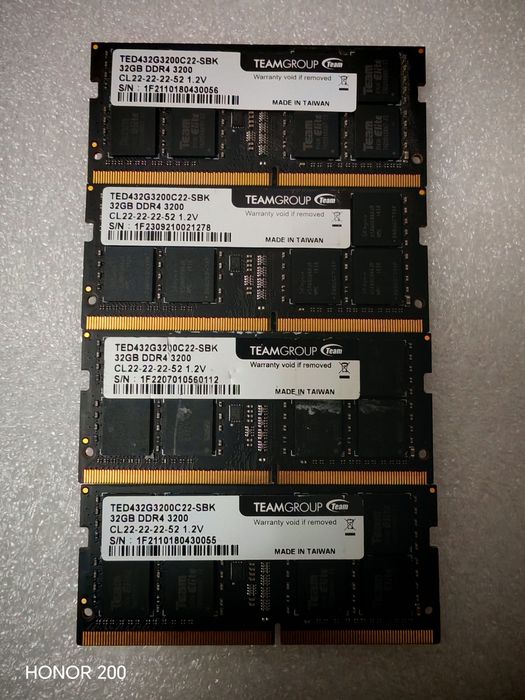 Teamgroup DDR4 2x32gb 3200mhz sodimm