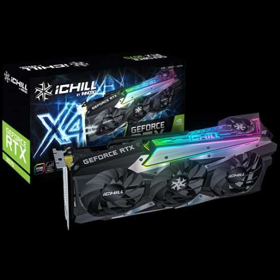 Placa video Inno3D GeForce RTX 3070 iChill X4 LHR Full Box!! RGB