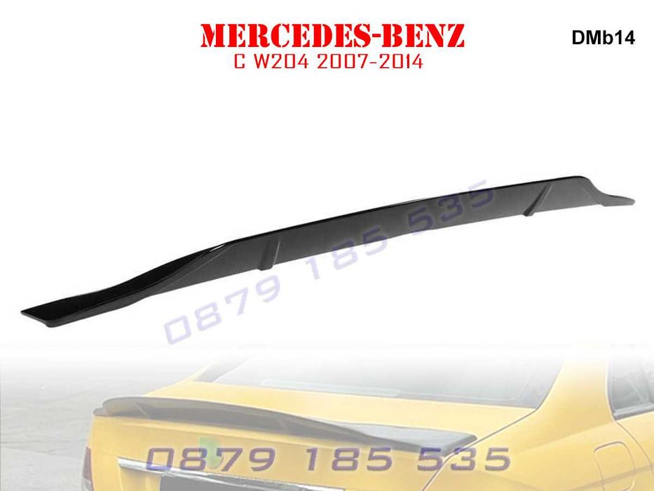 Тунинг лип спойлер багажник Mercedes AMG C W204 задно крило мерцедес