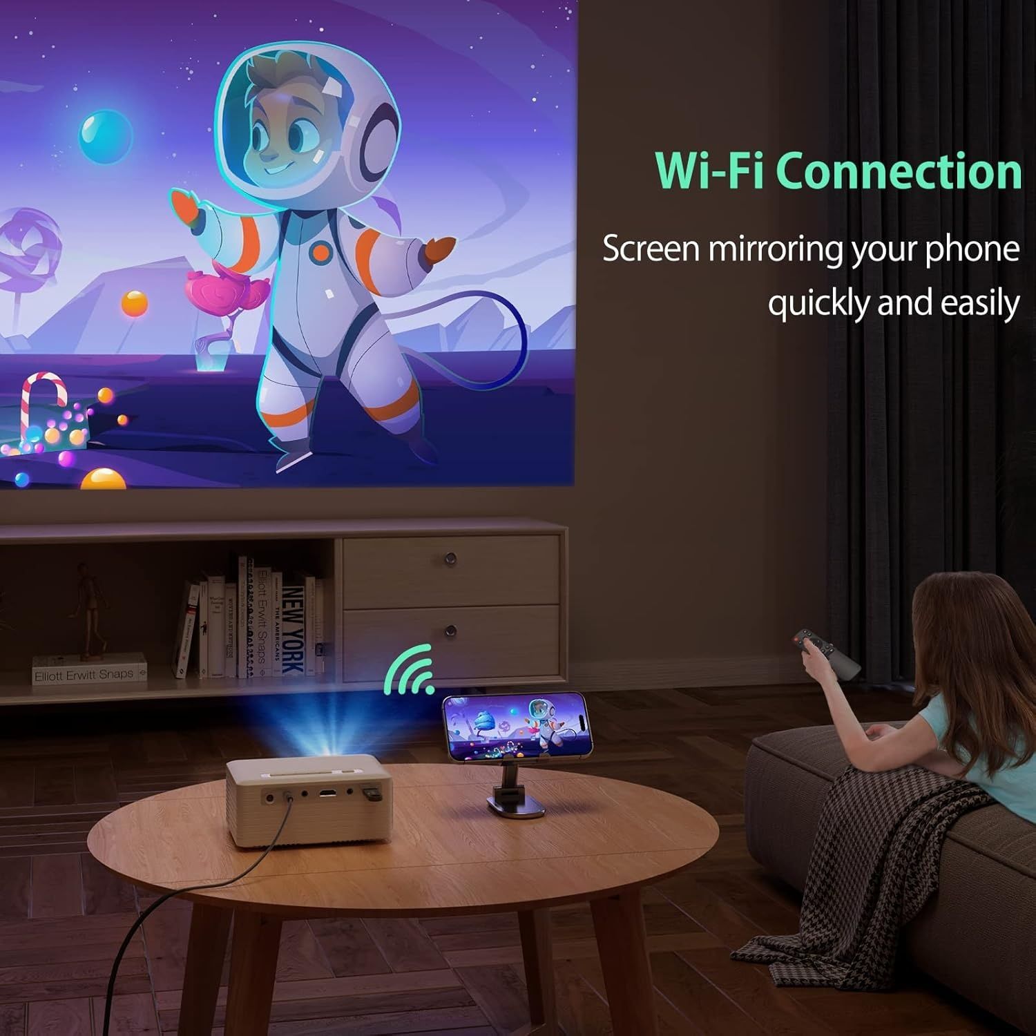 YOTON Y3 Мини WiFi + Bluetooth видео проектор за домашно кино