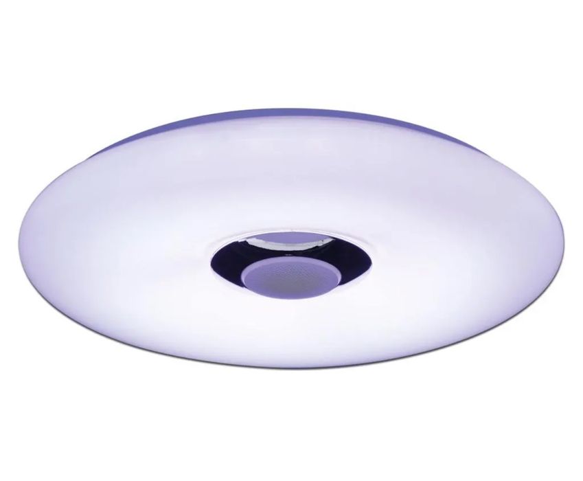 LED Плафон с Bluetooth Колона / 40см. / Димиране / Смяна на Цветовете