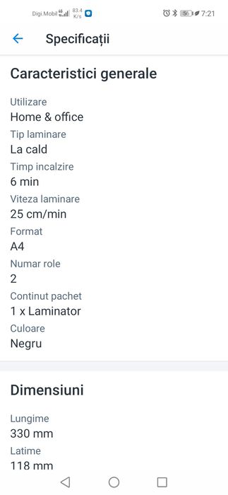 Laminator A4 Hama L42A