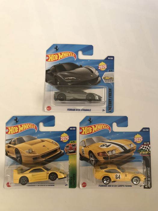 Hot wheels ferrari ферари sf90 f40 competizione  365 GTB4 колички