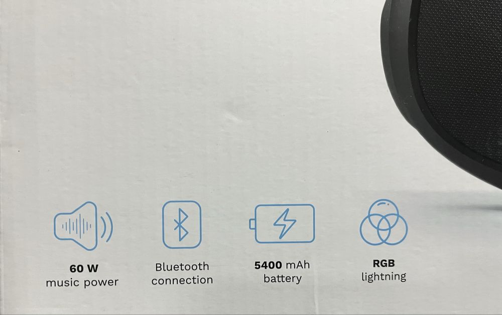 Boxă bluetooth portabila Kruger & Matz noua, sigilată