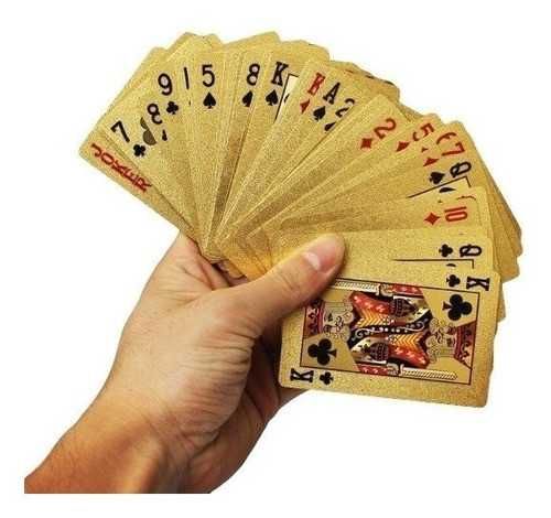 Carti de joc Aurii Casino Poker, aspect Euro €