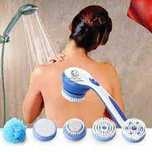 2В1 Почистваща и масажираща четка за баня SPIN SPA