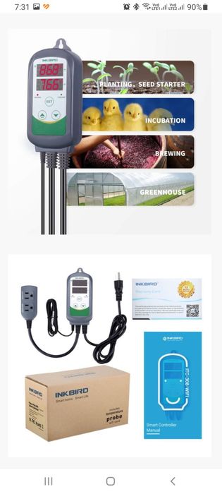 ЦИФРОВ РЕГУЛАТОР на температурата ITC 308 WIFI