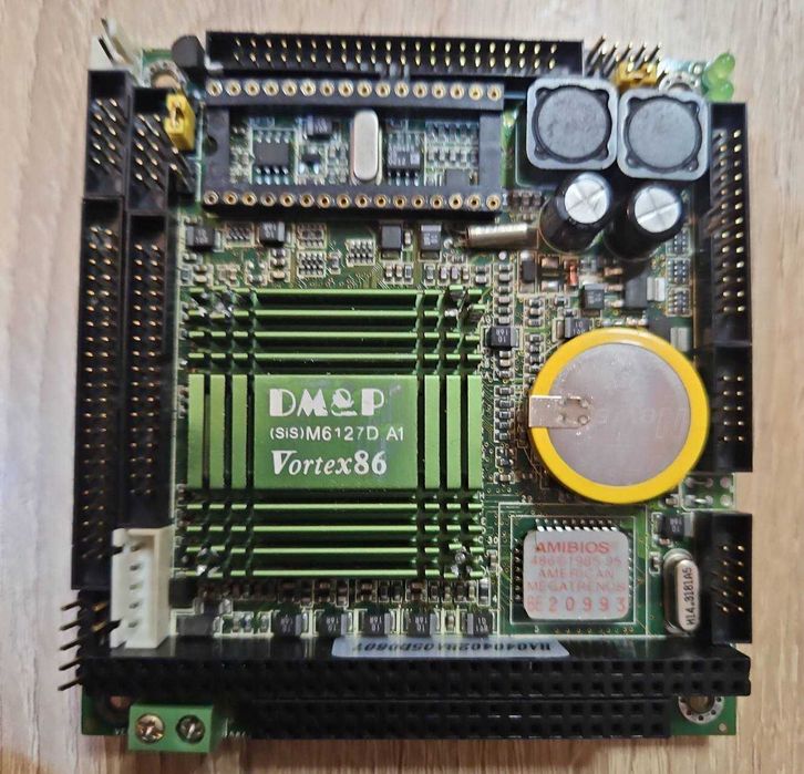 Индустриална дънна платка PC104 M6127D A1 Vortex86 386 486 съвместима