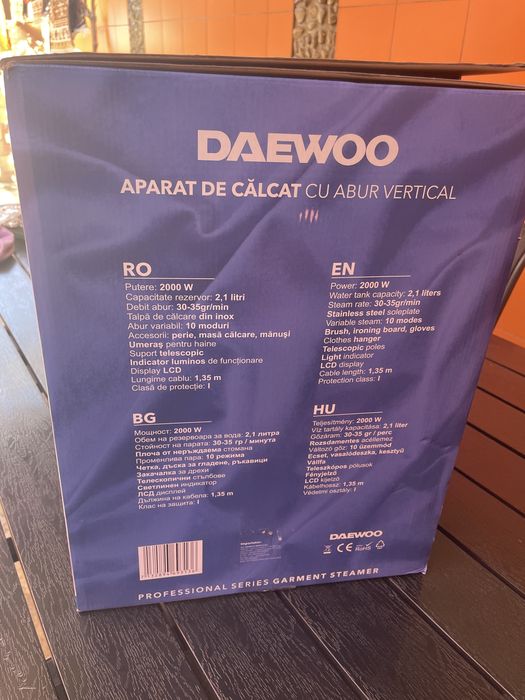Vand statie de calcat Daewoo 2000w rezervor 2.1