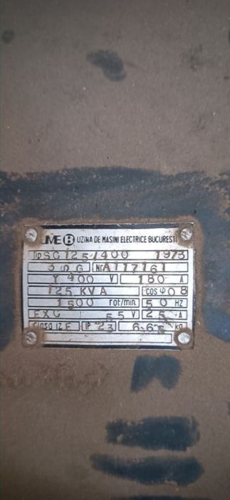 Vand Generator Curent Trifazic 100kw 125kva Grup Electrogen Monofazic