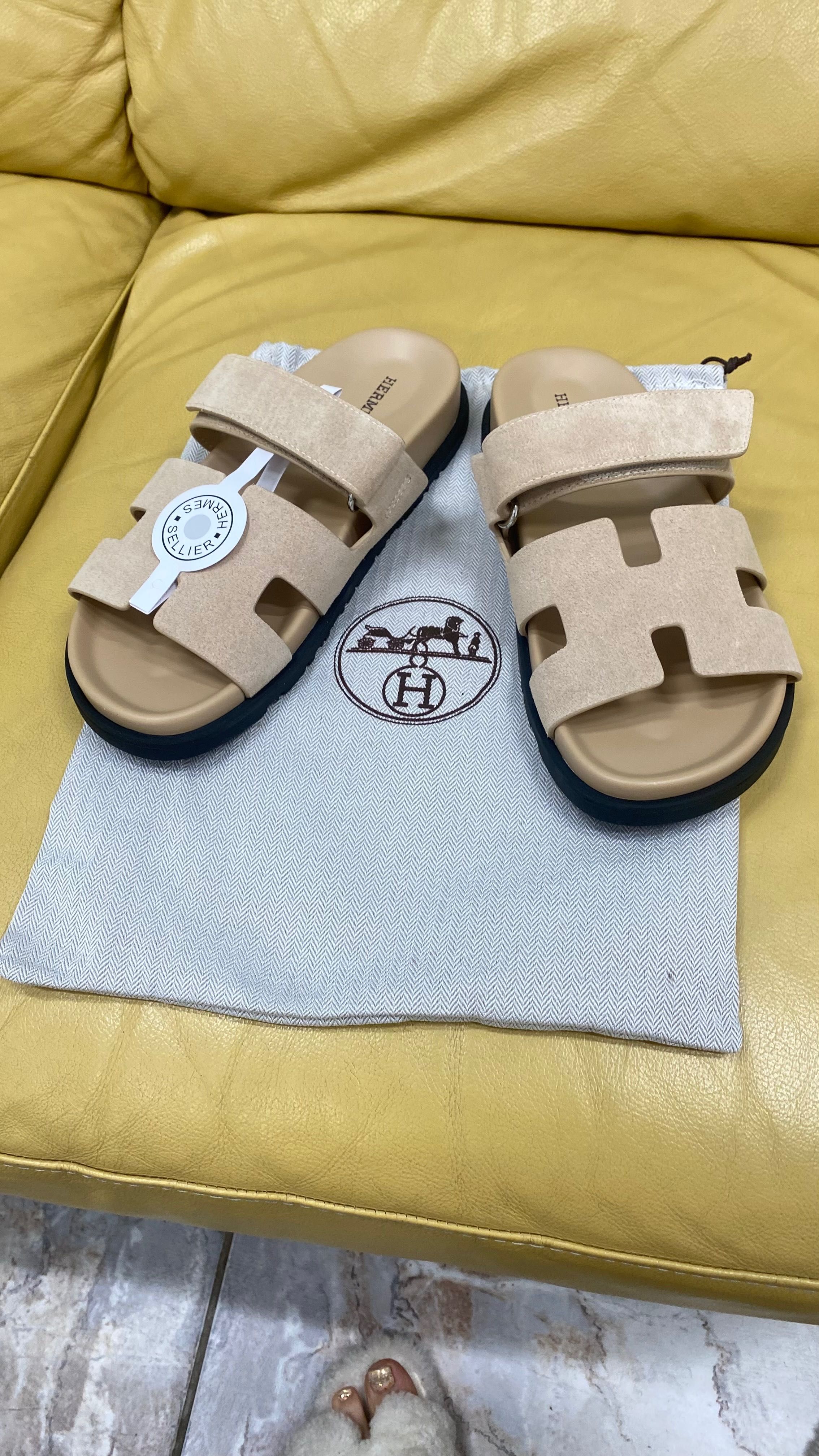Чехли Ермес 37*Hermes Chypre sandal
