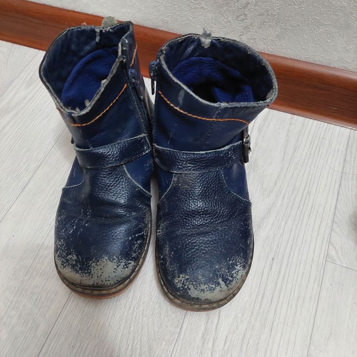 Продам сапоги весенний натуральная кожа