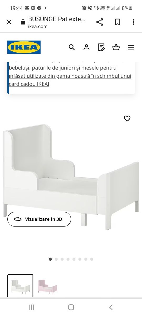 Patut extensibil Basunge Ikea