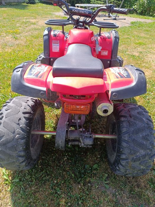 ATV Quad 125cc KXD Pro Germany roti pe 7 inch roșu