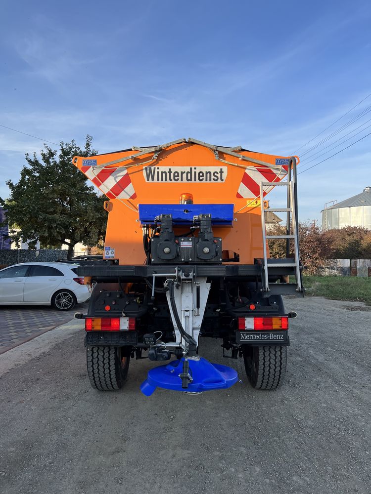 Unimog U500 + lama de zapada Beilhack + Sararita Schmidt 4.4m3