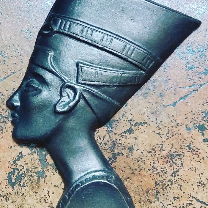 Sculptură bronz Nefertiti
