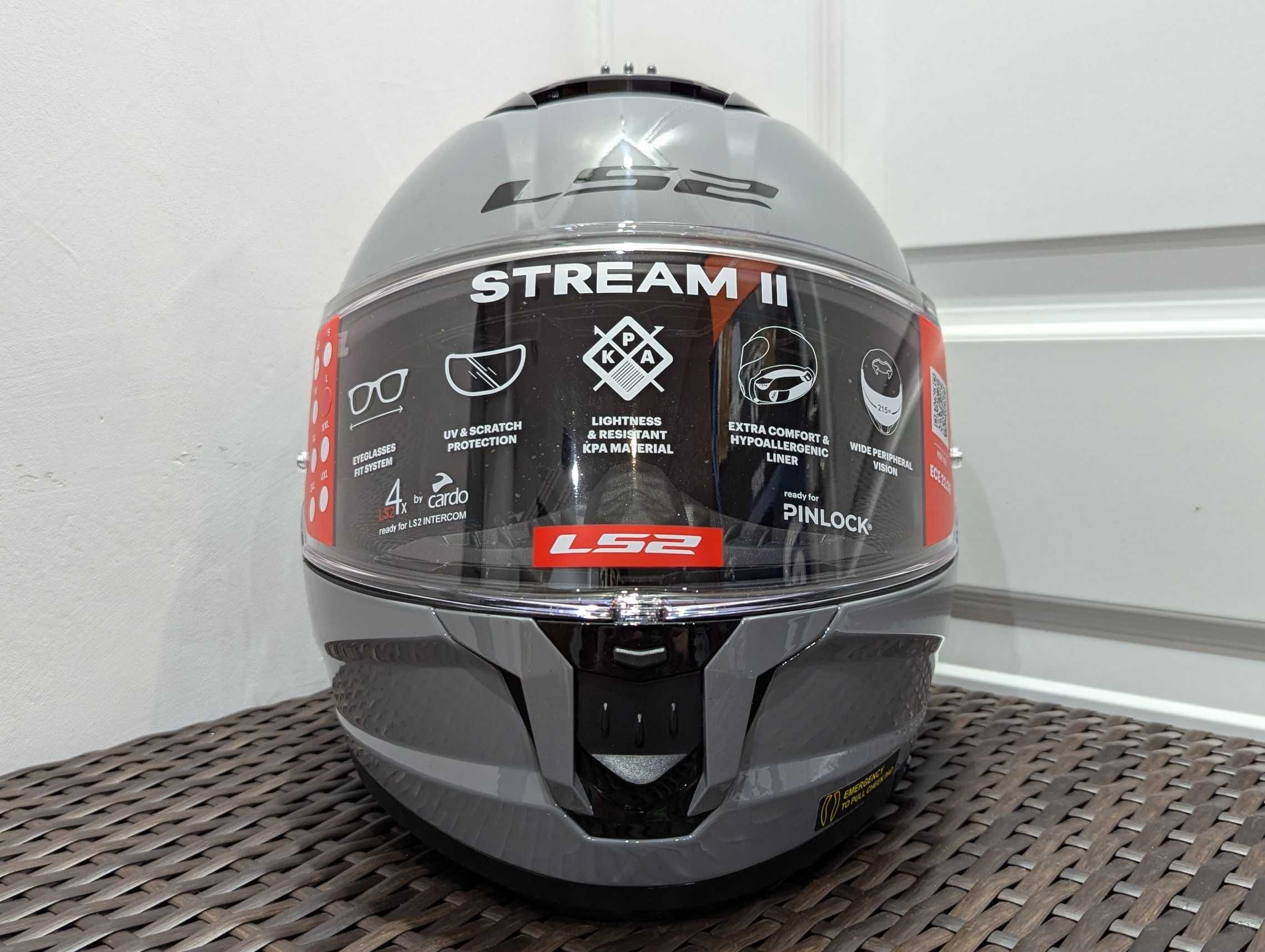 Casca moto LS2 Stream II, marime L - ochelari de soare
