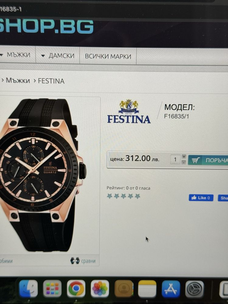 Мъжки Часовник FESTINA F16835