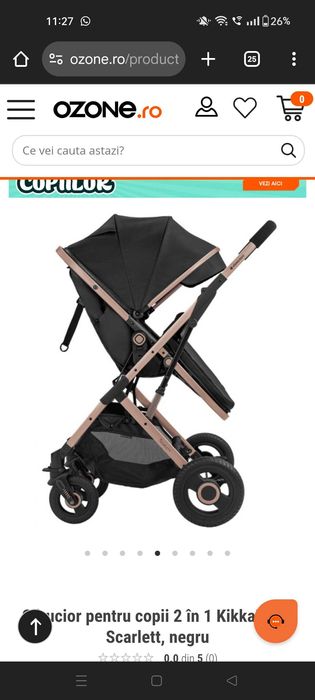 Carut 2 in 1 landou si parte sport