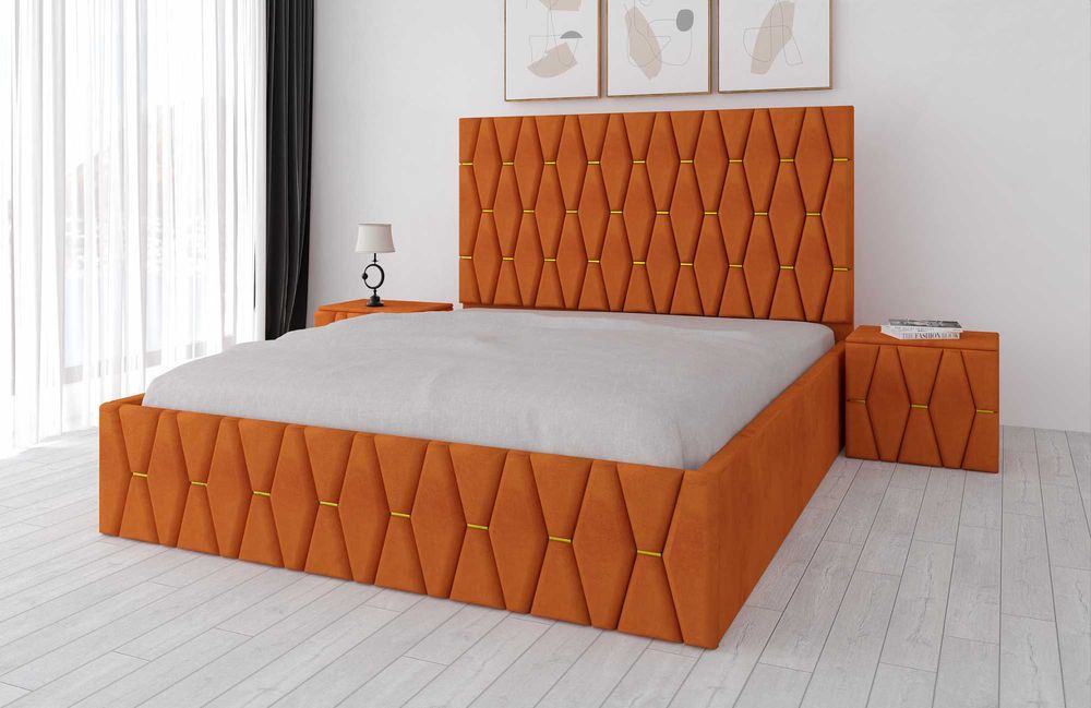 Paturi Dormitoare Tapitate Gri Maro Verde Alb Negru Turcoaz Bej K22