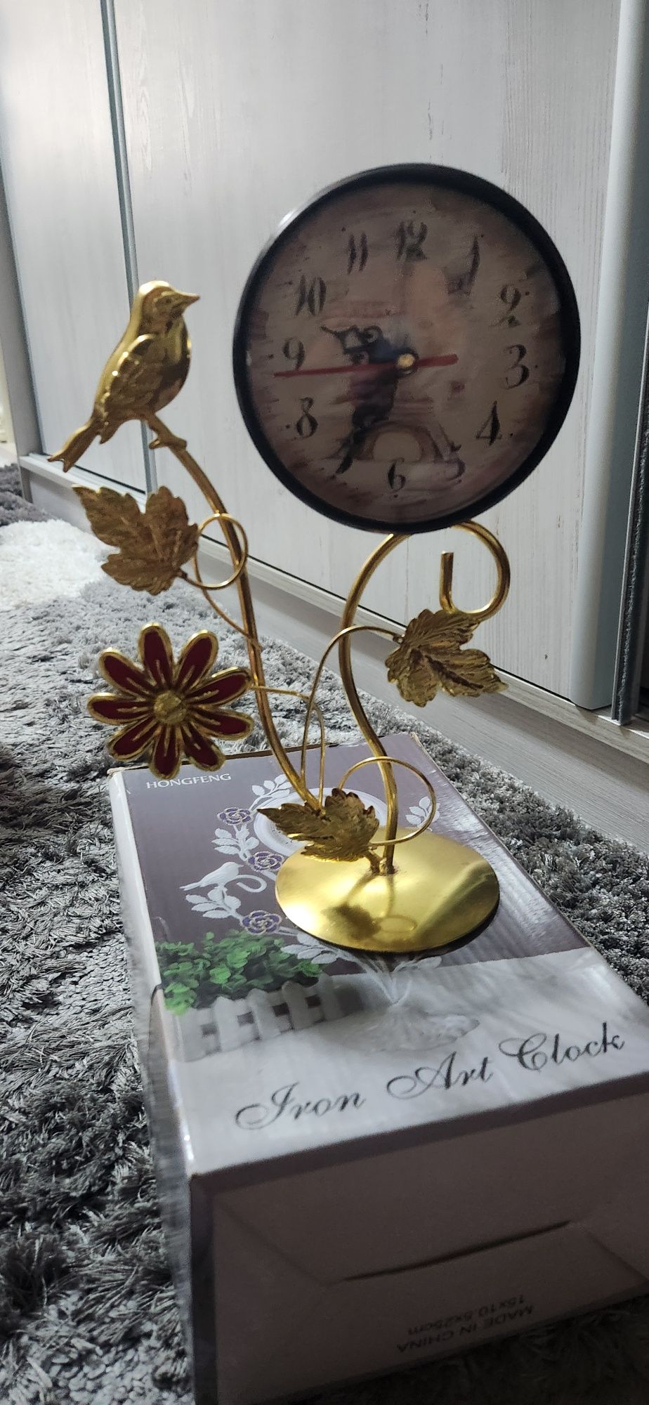 Iron art clock soat