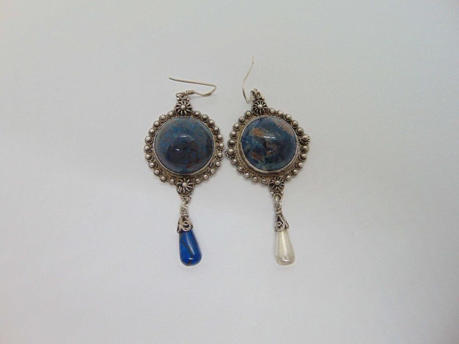 Cercei din argint cu sodalit